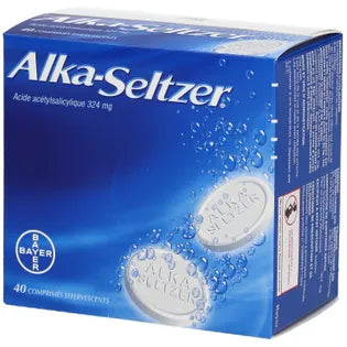 ALKA-SELTZER 324MG Comprimés effervescents Boite 40