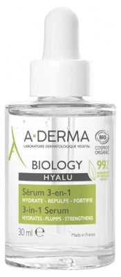 A-DERMA BIOLOGY hyalu sérum 3 en 1 bio 30ML