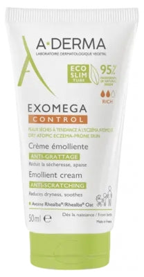A-DERMA EXOMEGA CONTROL crème émolliente tube 50ML