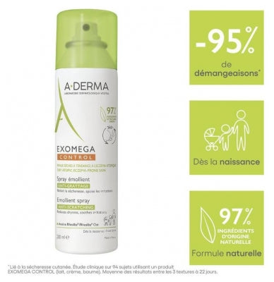 A-DERMA EXOMEGA spray émollient anti-grattage 200ML
