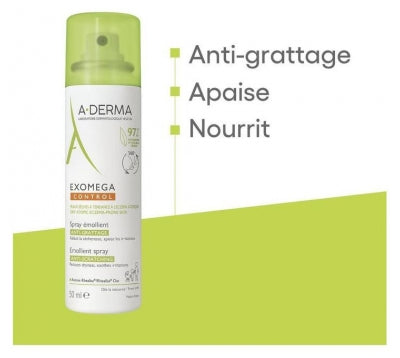 A-DERMA EXOMEGA spray emollient anti-grattage 50ml