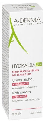 A-DERMA HYDRALBA crème riche tube 40ML