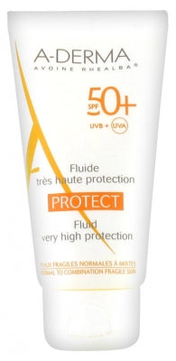 A-DERMA PROTECT fluide solaire 50+ tube40ML 1