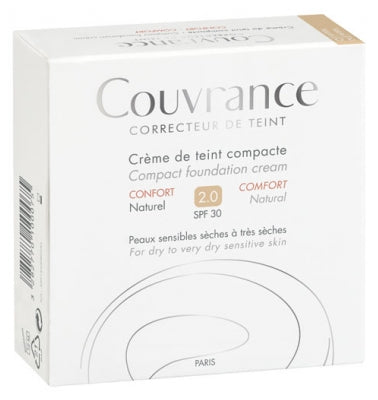 AVENE Couvrance Correcteur de Teint Crème de Teint Compacte 10G miel