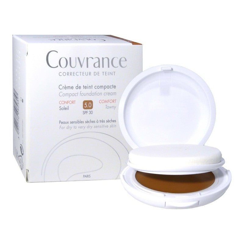 AVENE Couvrance Correcteur de Teint Crème de Teint Compacte 10G SOLEIL