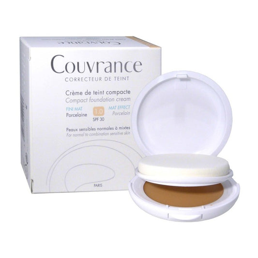 AVENE Couvrance Correcteur de Teint Crème de Teint Compacte 10G PORCELAINE