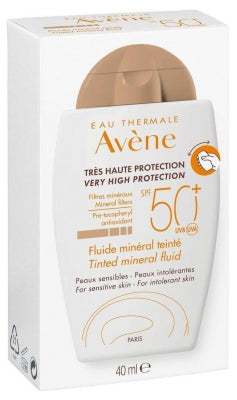 AVENE fluide mineral teinture SPF50+ 40ML