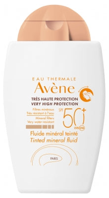 AVENE fluide mineral teinture SPF50+ 40ML