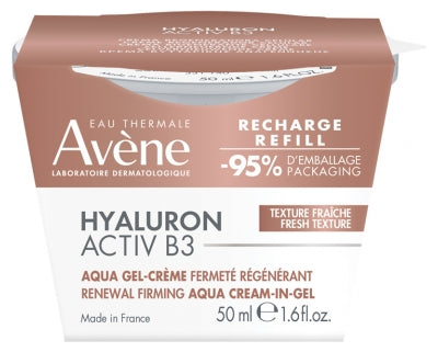 AVENE HYALURON ACT B3 AQUA gel crème recharge 50ML