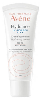 AVENE HYDRANCE UV crème riche hydrante SPF30 tube 40ML