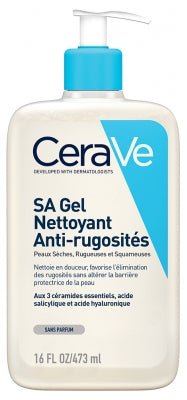 CERAVE SA gel nettoyant anti-rugosité flacon pompe 473ML
