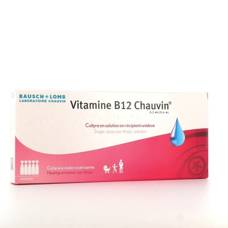 VITAMINE B12 CHAUVIN Collyre unidose
